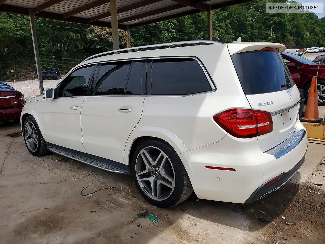 2018 Mercedes-Benz Gls 550 4Matic VIN: 4JGDF7DEXJB110361 Lot: 57438956
