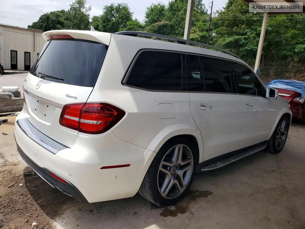2018 Mercedes-Benz Gls 550 4Matic VIN: 4JGDF7DEXJB110361 Lot: 57438956