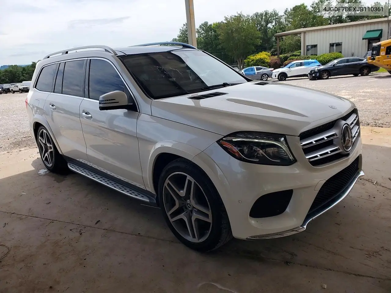 2018 Mercedes-Benz Gls 550 4Matic VIN: 4JGDF7DEXJB110361 Lot: 57438956