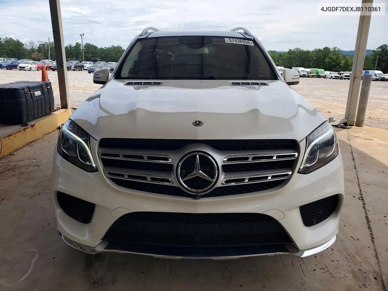 2018 Mercedes-Benz Gls 550 4Matic VIN: 4JGDF7DEXJB110361 Lot: 57438956