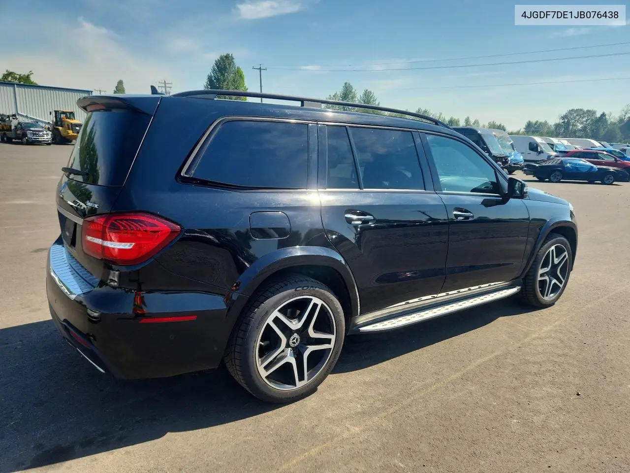 2018 Mercedes-Benz Gls 550 4Matic VIN: 4JGDF7DE1JB076438 Lot: 57519346