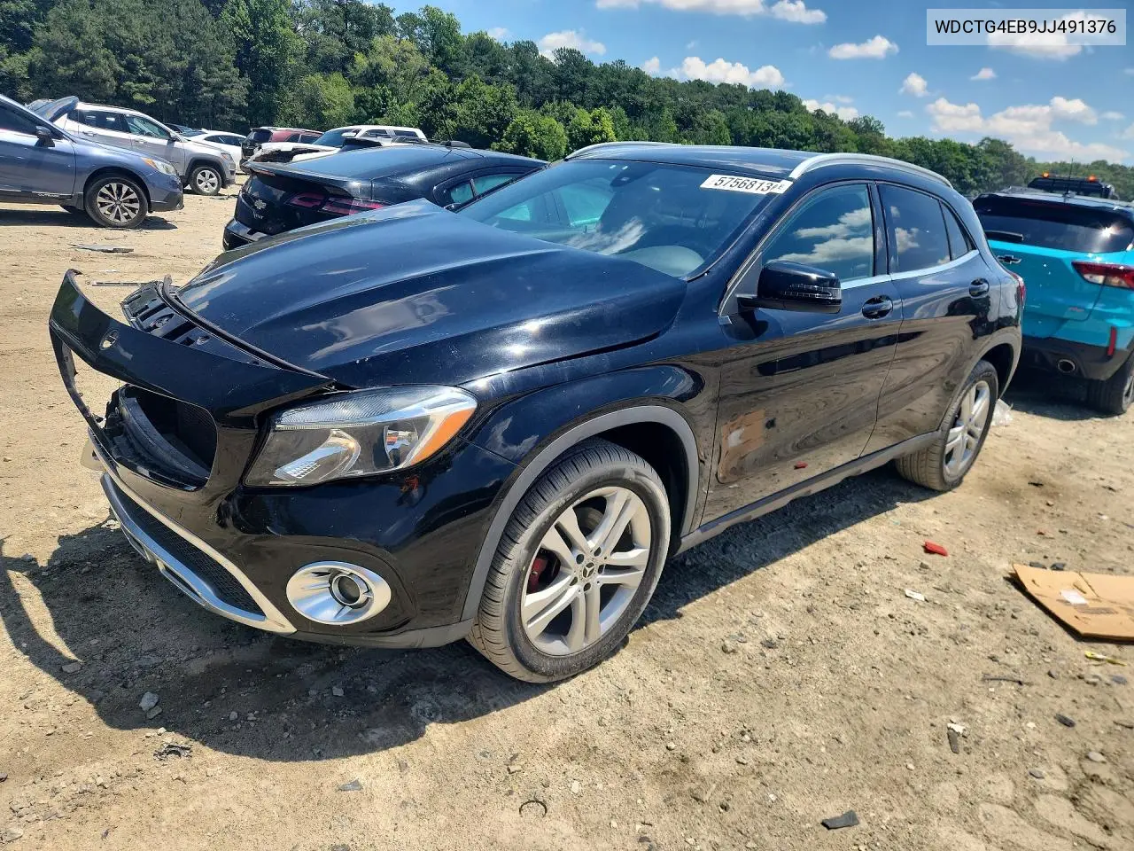 2018 Mercedes-Benz Gla 250 VIN: WDCTG4EB9JJ491376 Lot: 57568136