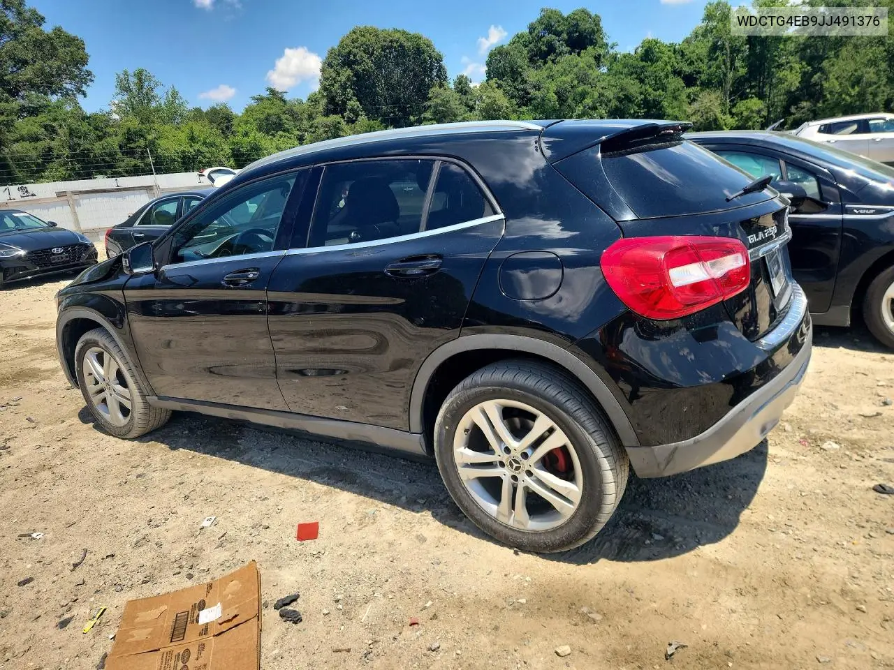 2018 Mercedes-Benz Gla 250 VIN: WDCTG4EB9JJ491376 Lot: 57568136