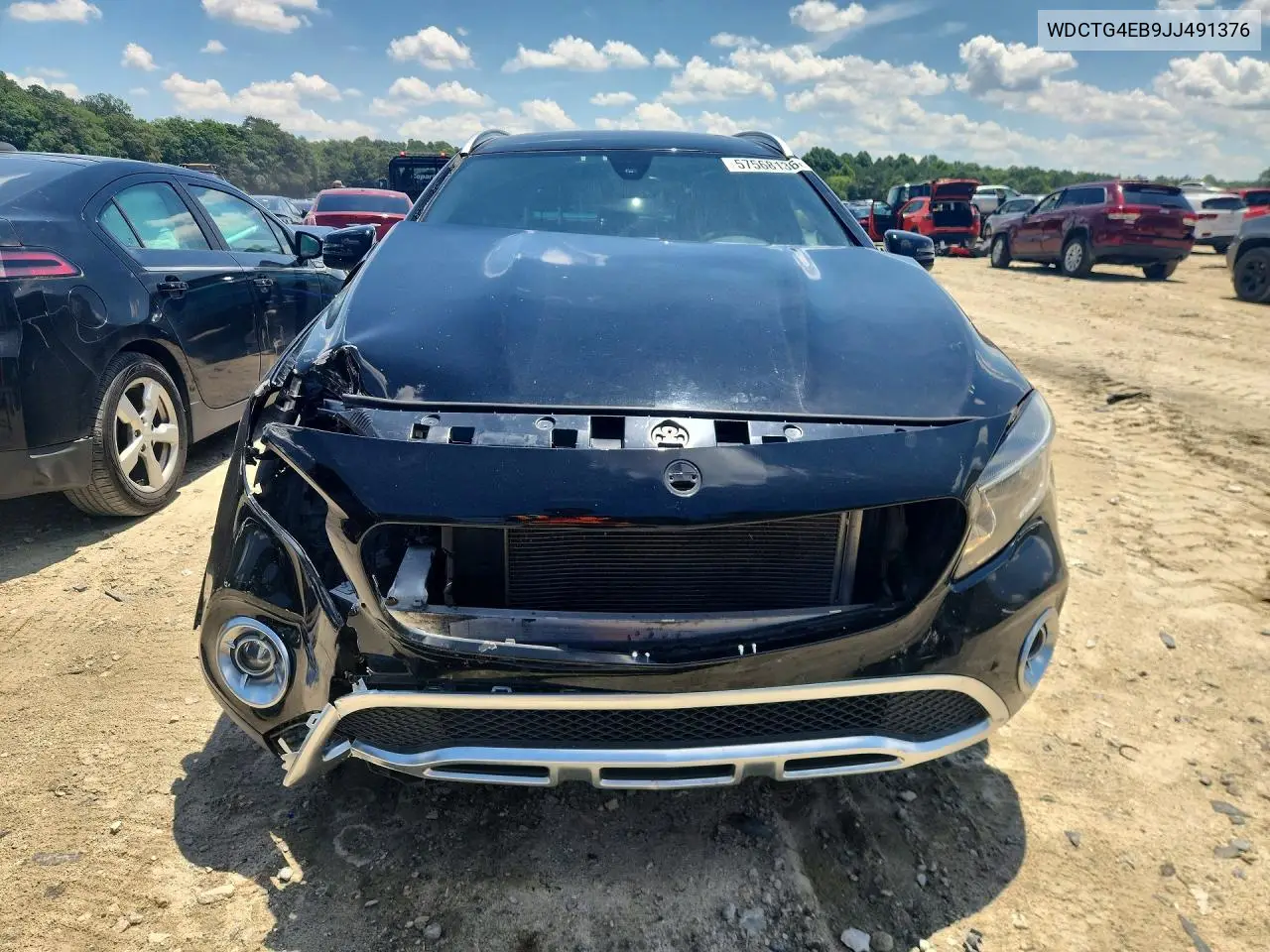 2018 Mercedes-Benz Gla 250 VIN: WDCTG4EB9JJ491376 Lot: 57568136
