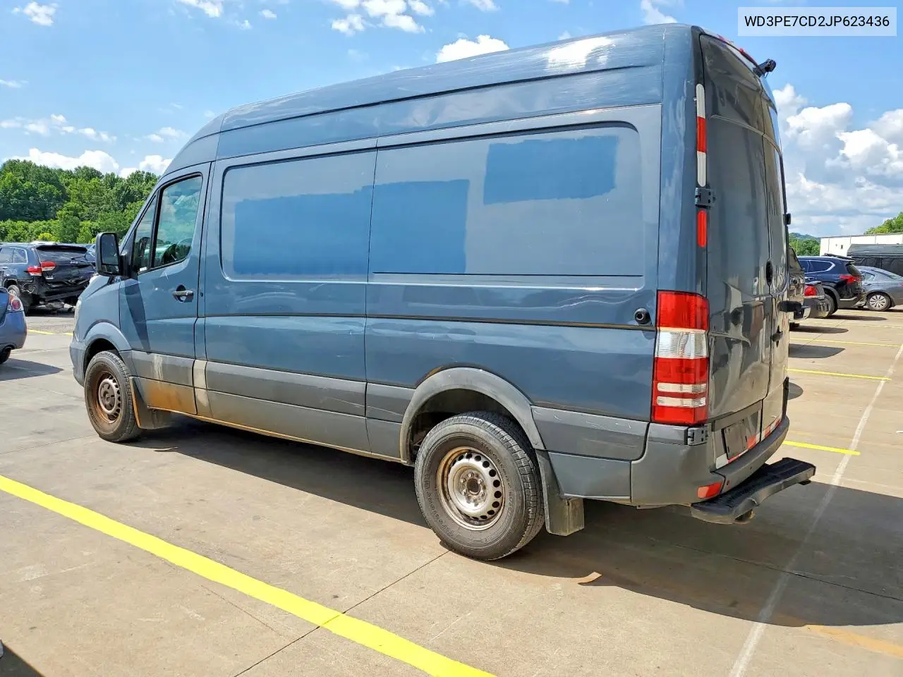 2018 Mercedes-Benz Sprinter 2500 VIN: WD3PE7CD2JP623436 Lot: 57647606