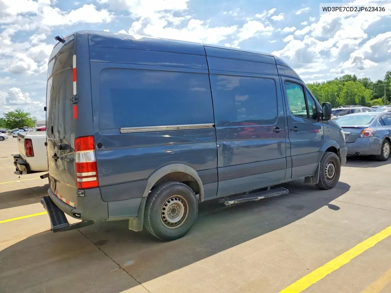 2018 Mercedes-Benz Sprinter 2500 VIN: WD3PE7CD2JP623436 Lot: 57647606
