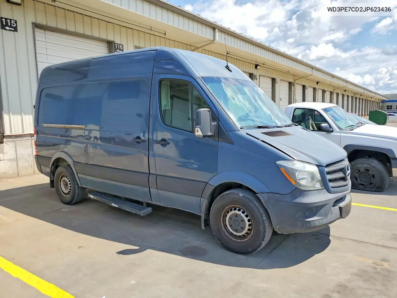 2018 Mercedes-Benz Sprinter 2500 VIN: WD3PE7CD2JP623436 Lot: 57647606
