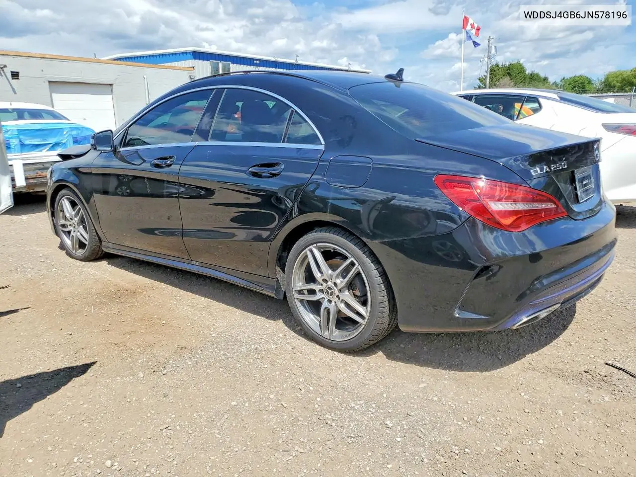 2018 Mercedes-Benz Cla 250 4Matic VIN: WDDSJ4GB6JN578196 Lot: 57688846