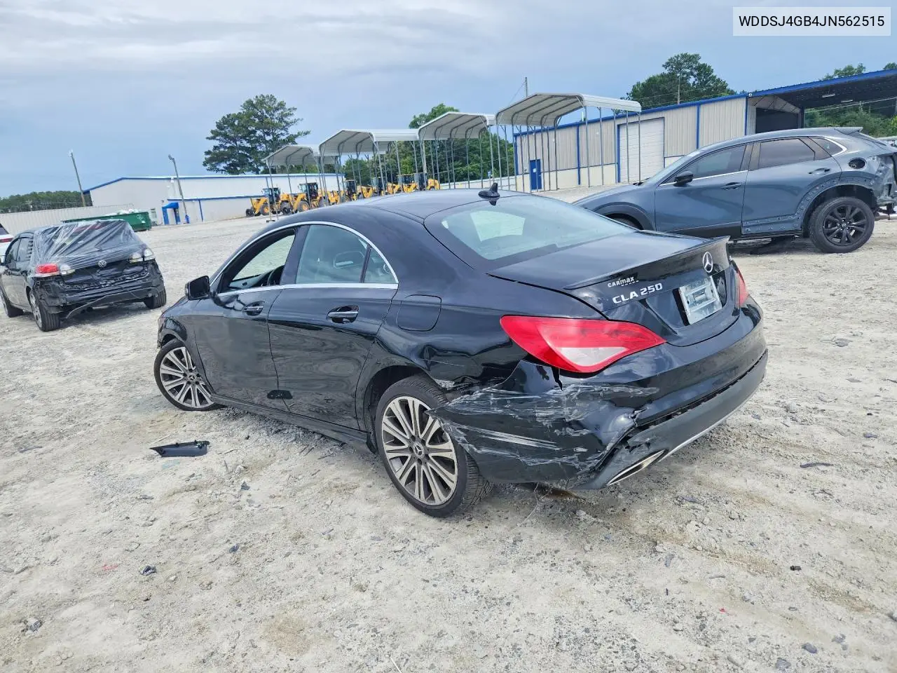 2018 Mercedes-Benz Cla 250 4Matic VIN: WDDSJ4GB4JN562515 Lot: 57809406