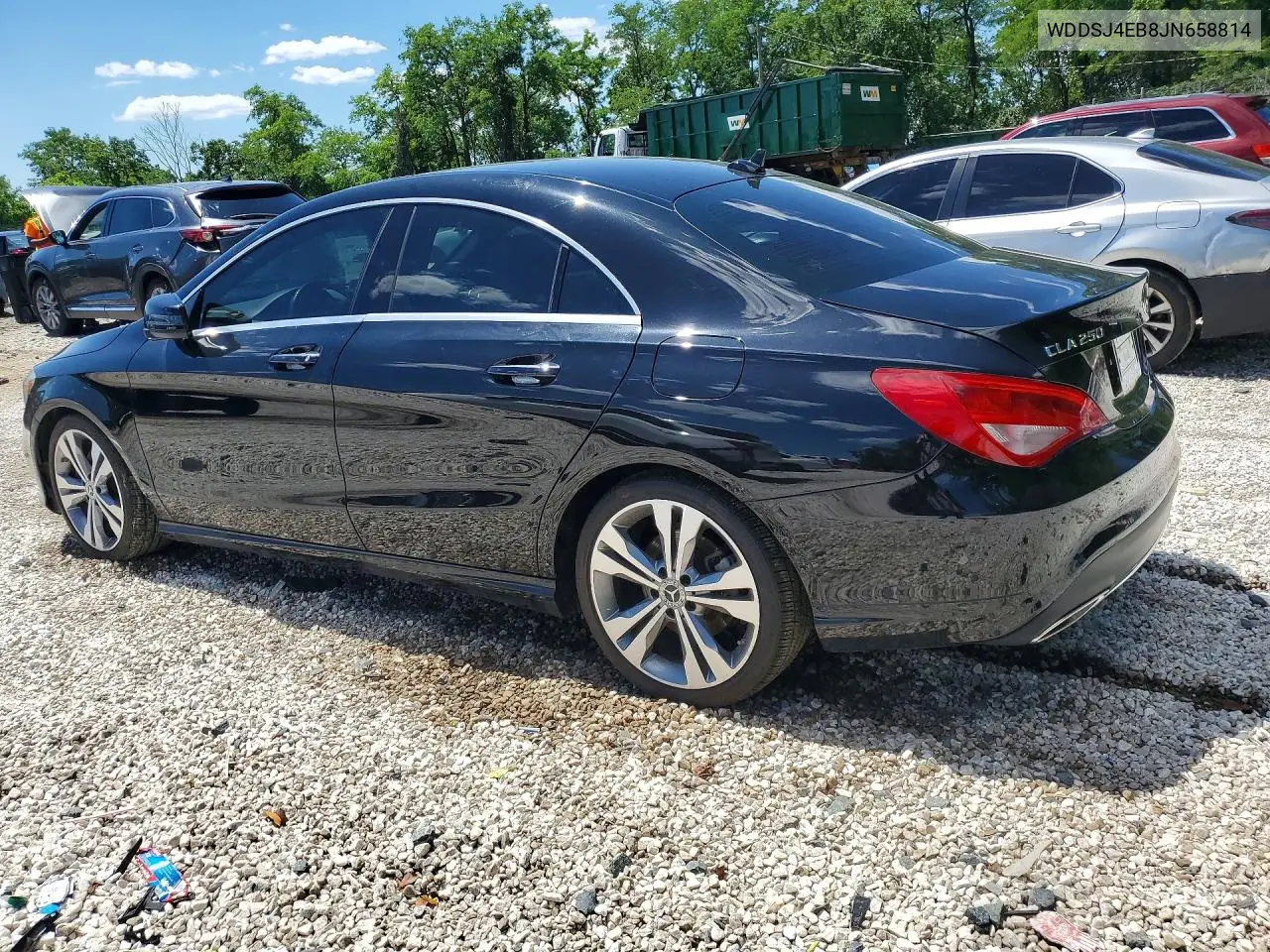 2018 Mercedes-Benz Cla 250 VIN: WDDSJ4EB8JN658814 Lot: 57912146