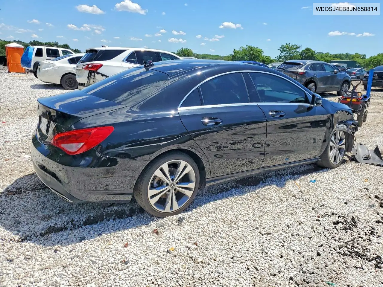 2018 Mercedes-Benz Cla 250 VIN: WDDSJ4EB8JN658814 Lot: 57912146