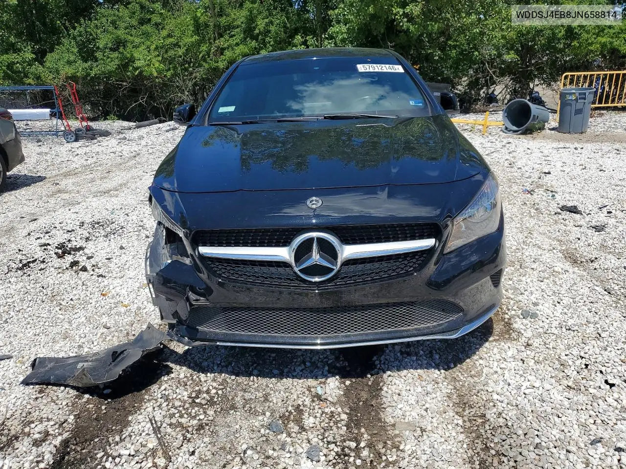 2018 Mercedes-Benz Cla 250 VIN: WDDSJ4EB8JN658814 Lot: 57912146