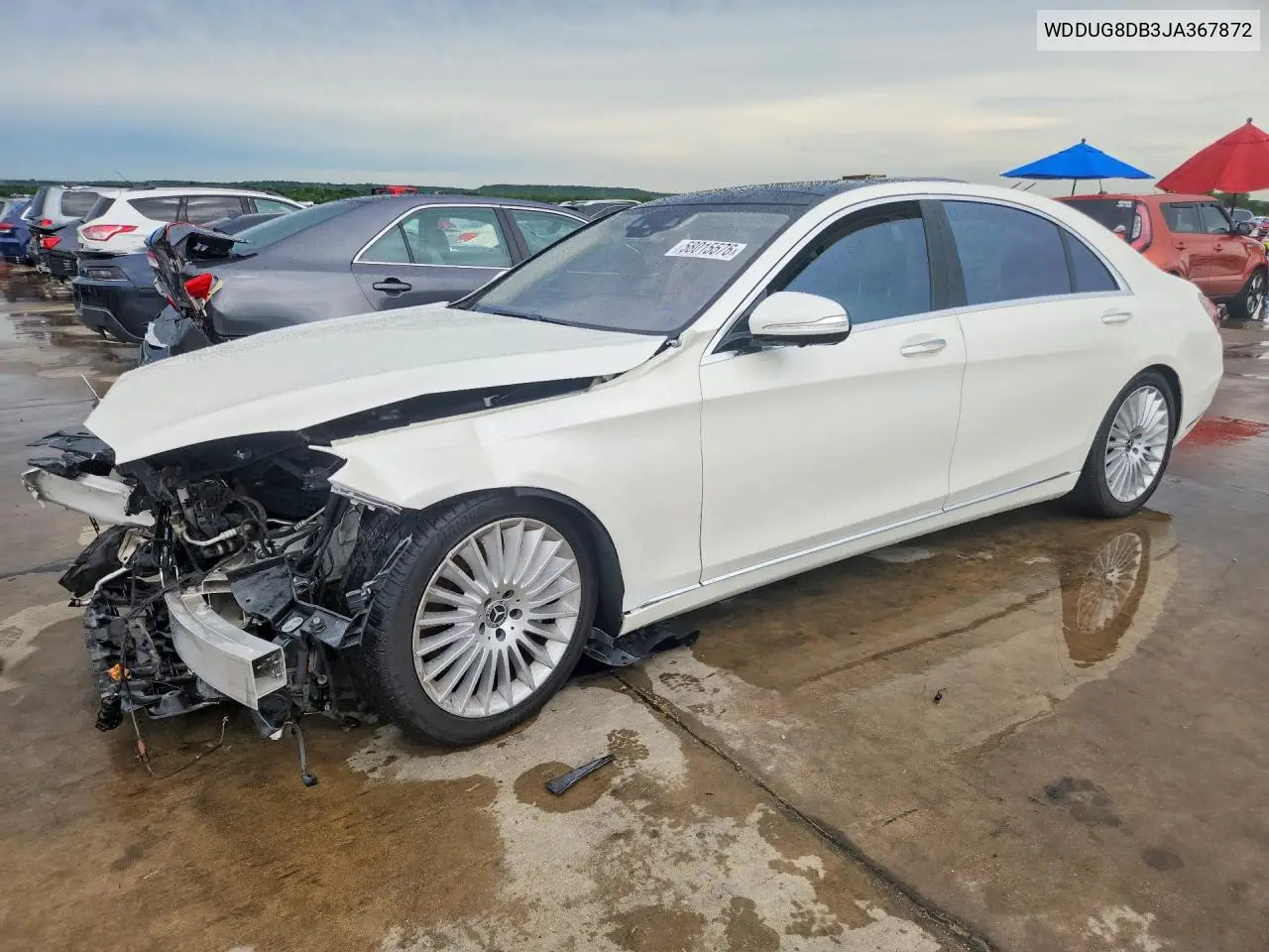 2018 Mercedes-Benz S 560 VIN: WDDUG8DB3JA367872 Lot: 58015576