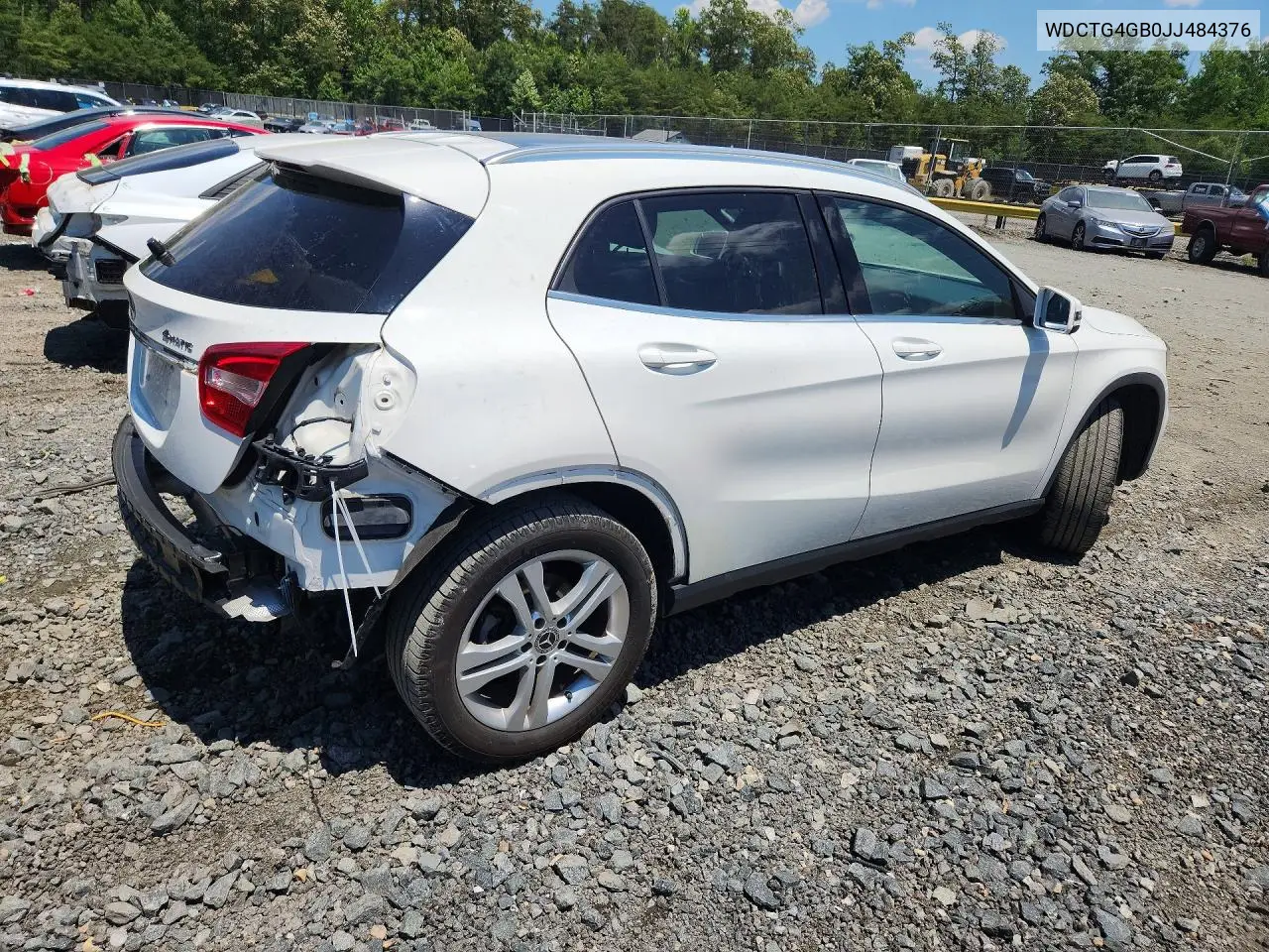 2018 Mercedes-Benz Gla 250 4Matic VIN: WDCTG4GB0JJ484376 Lot: 58066036