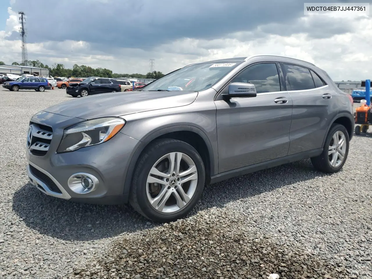 2018 Mercedes-Benz Gla 250 VIN: WDCTG4EB7JJ447361 Lot: 58071806
