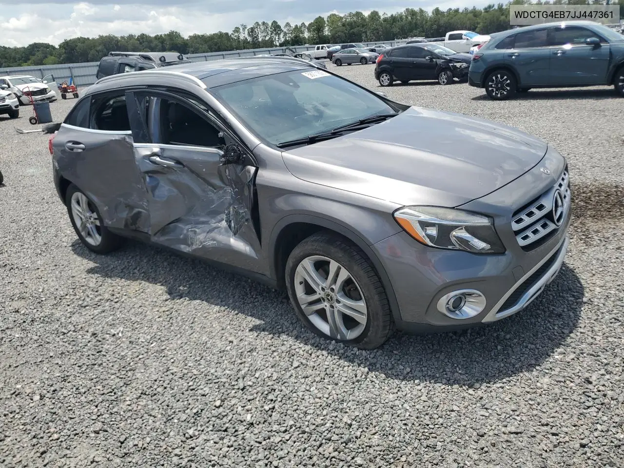 2018 Mercedes-Benz Gla 250 VIN: WDCTG4EB7JJ447361 Lot: 58071806