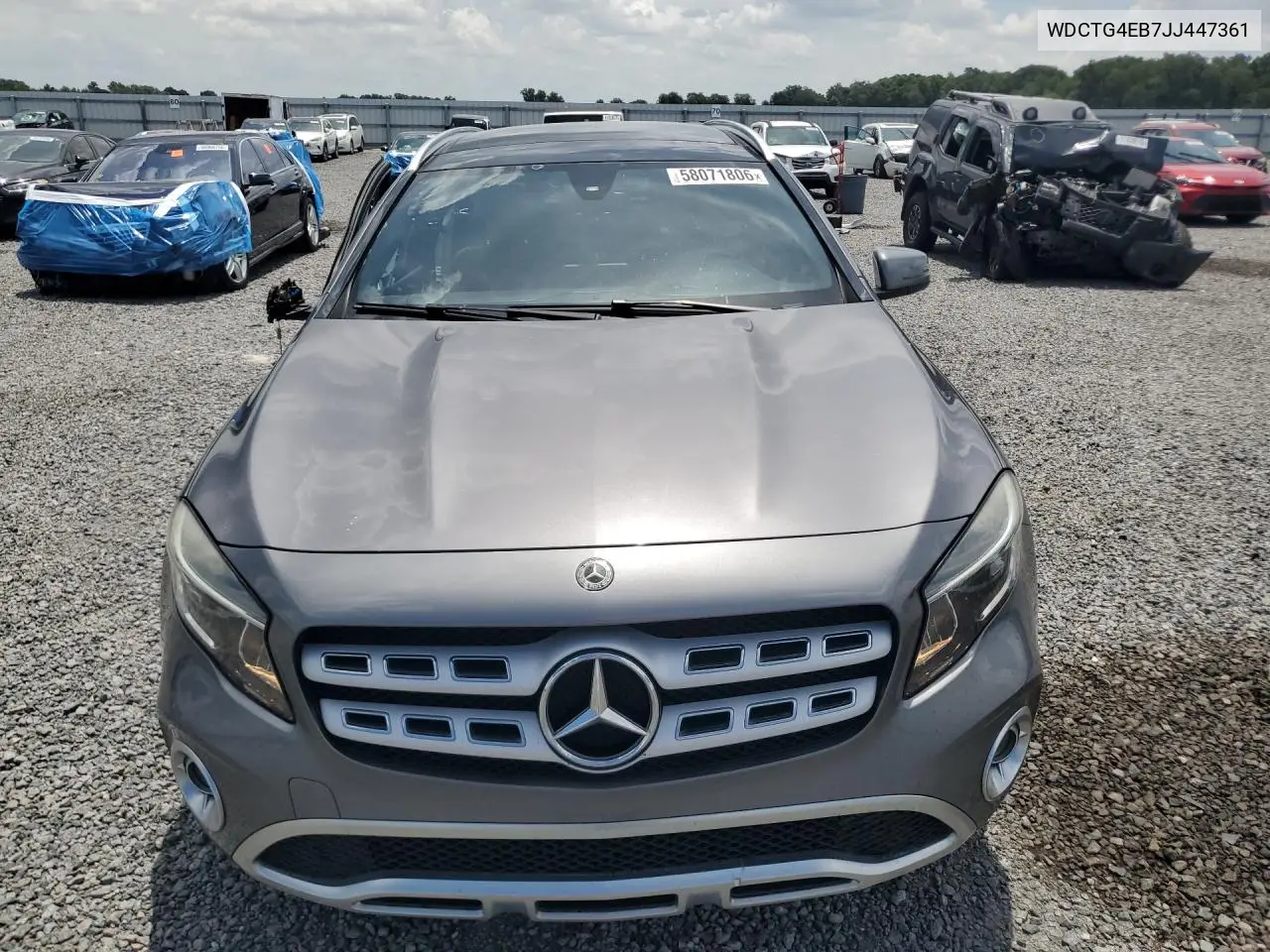 2018 Mercedes-Benz Gla 250 VIN: WDCTG4EB7JJ447361 Lot: 58071806