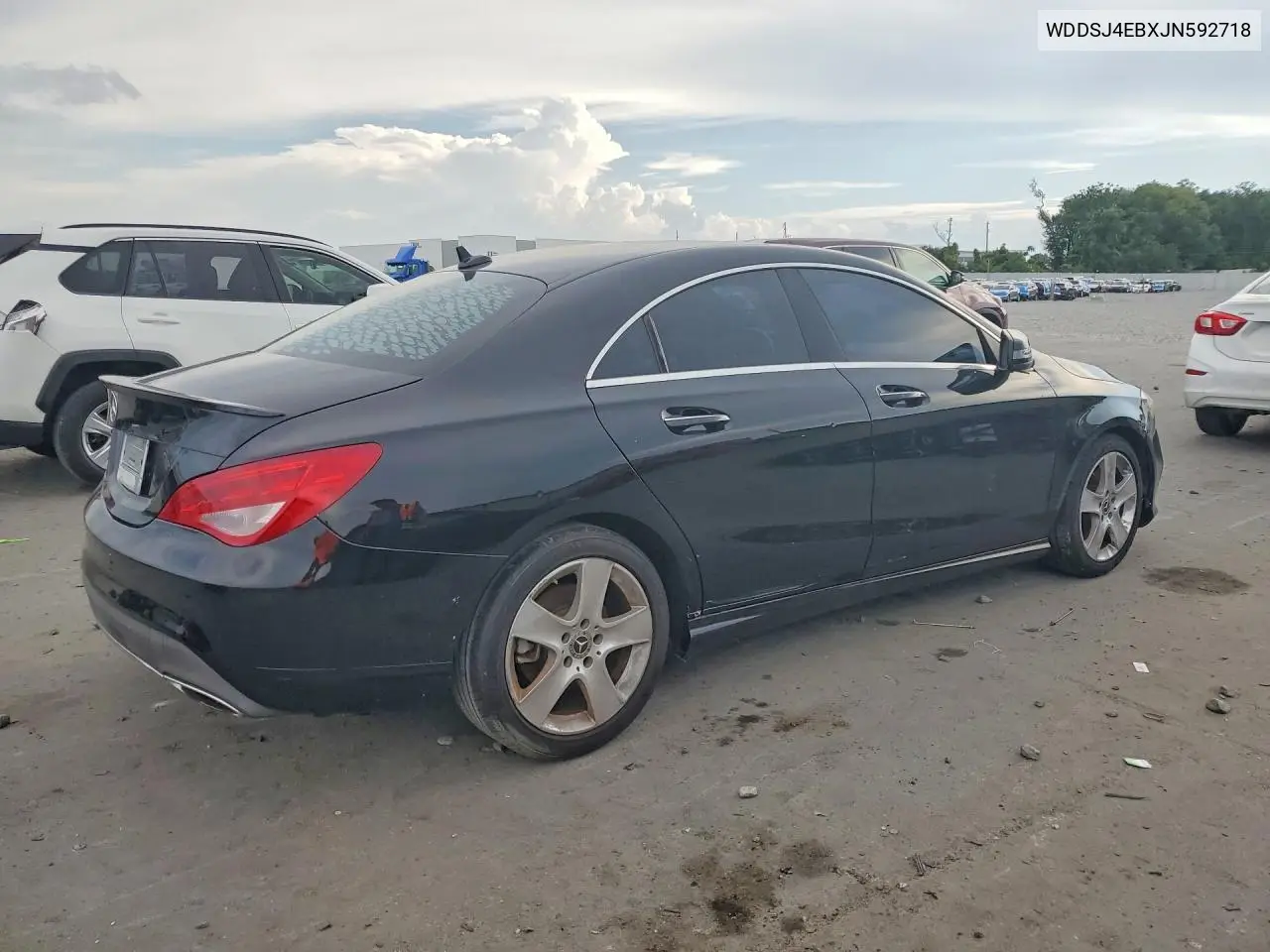 2018 Mercedes-Benz Cla 250 VIN: WDDSJ4EBXJN592718 Lot: 58101536