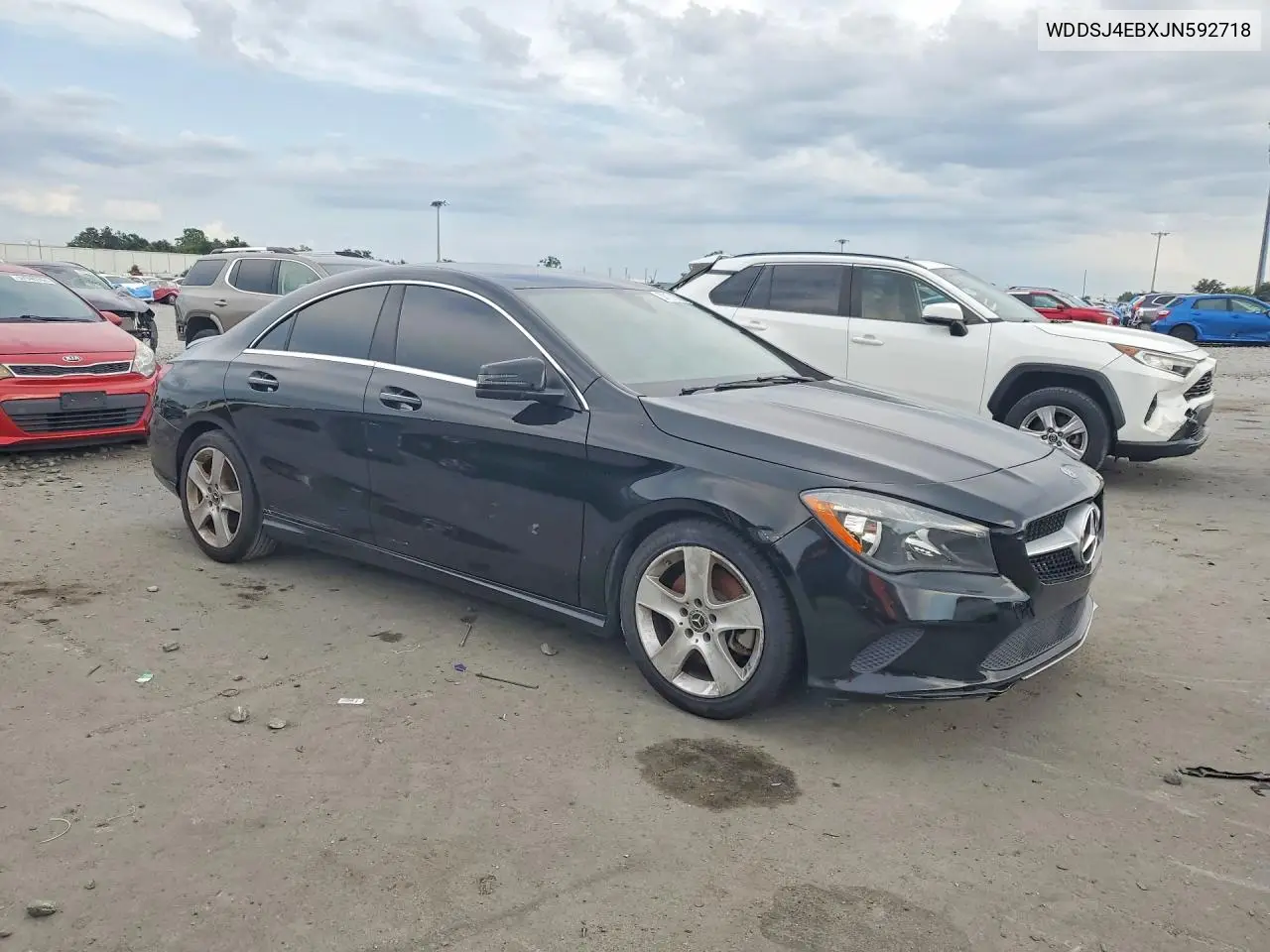 2018 Mercedes-Benz Cla 250 VIN: WDDSJ4EBXJN592718 Lot: 58101536