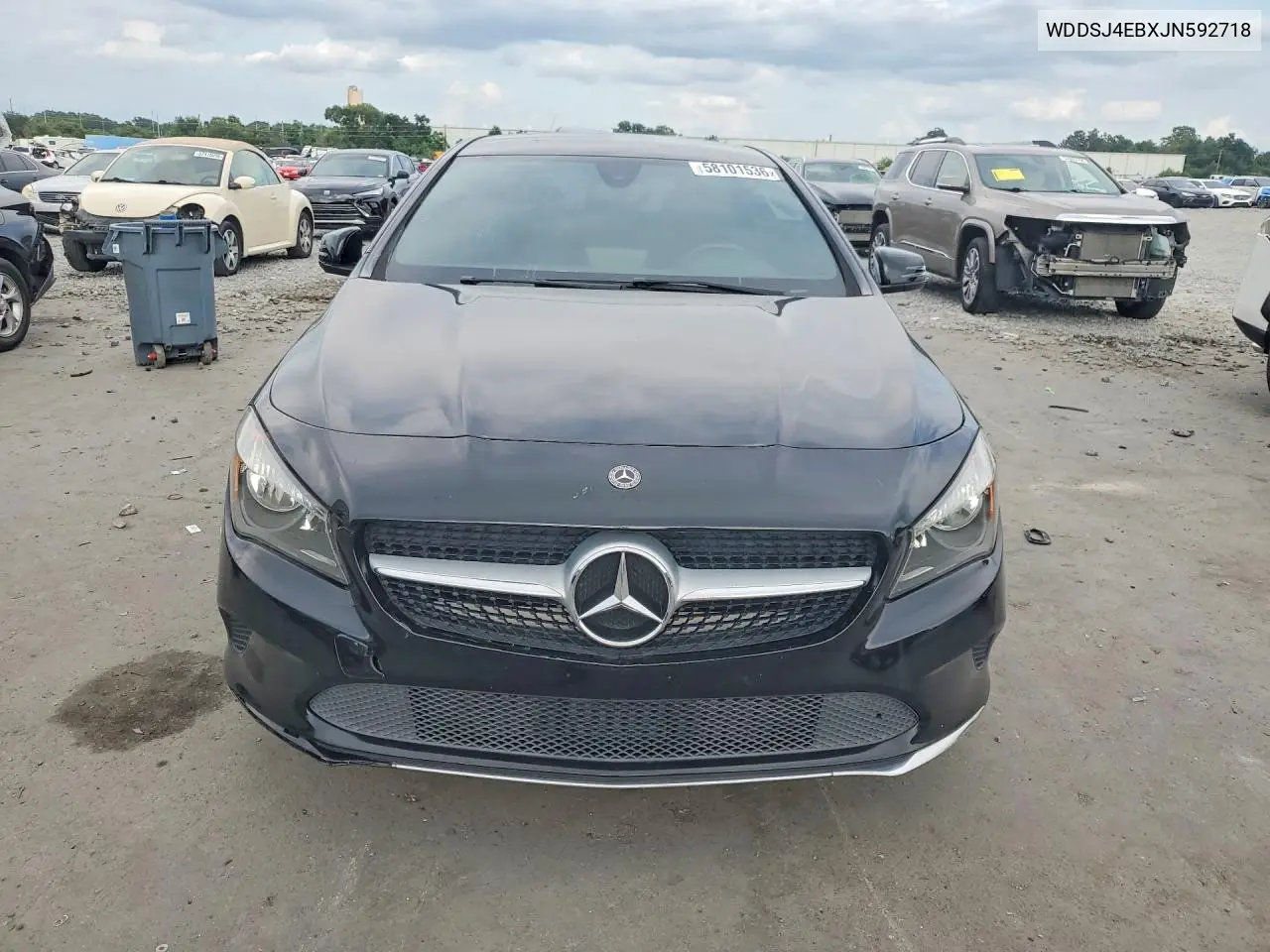 2018 Mercedes-Benz Cla 250 VIN: WDDSJ4EBXJN592718 Lot: 58101536