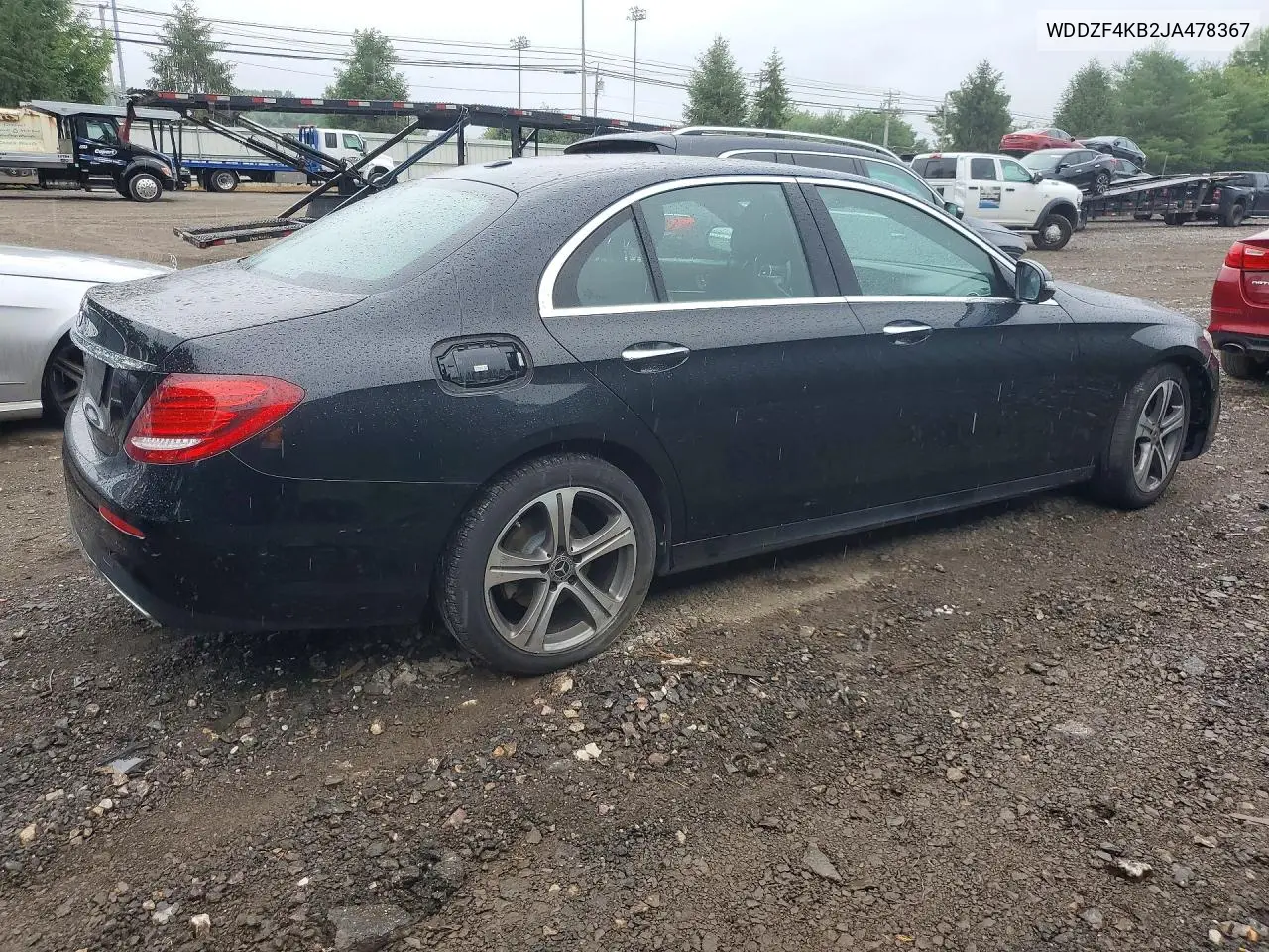 2018 Mercedes-Benz E 300 4Matic VIN: WDDZF4KB2JA478367 Lot: 58198156