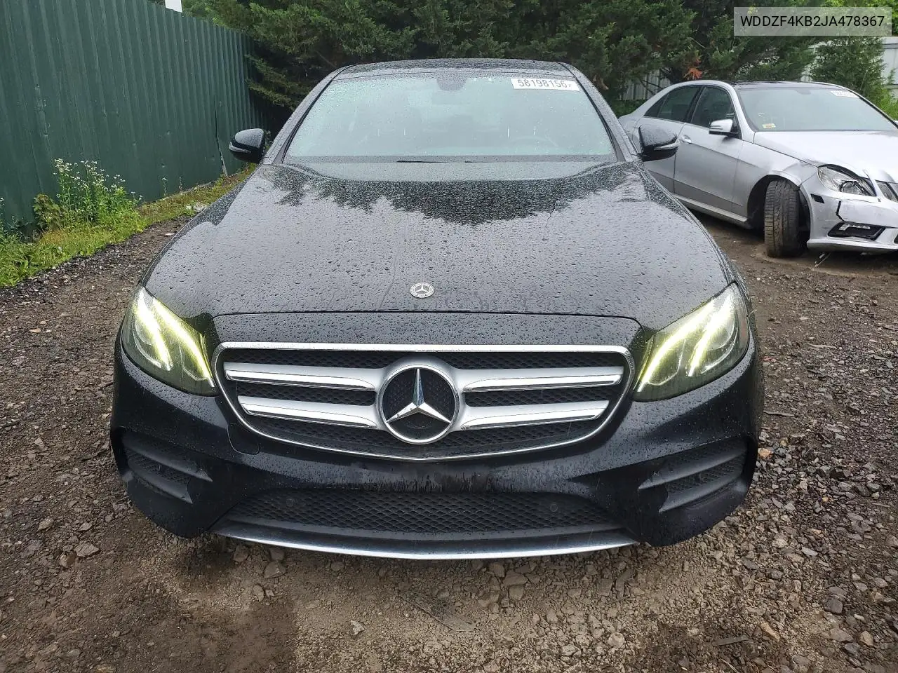 2018 Mercedes-Benz E 300 4Matic VIN: WDDZF4KB2JA478367 Lot: 58198156