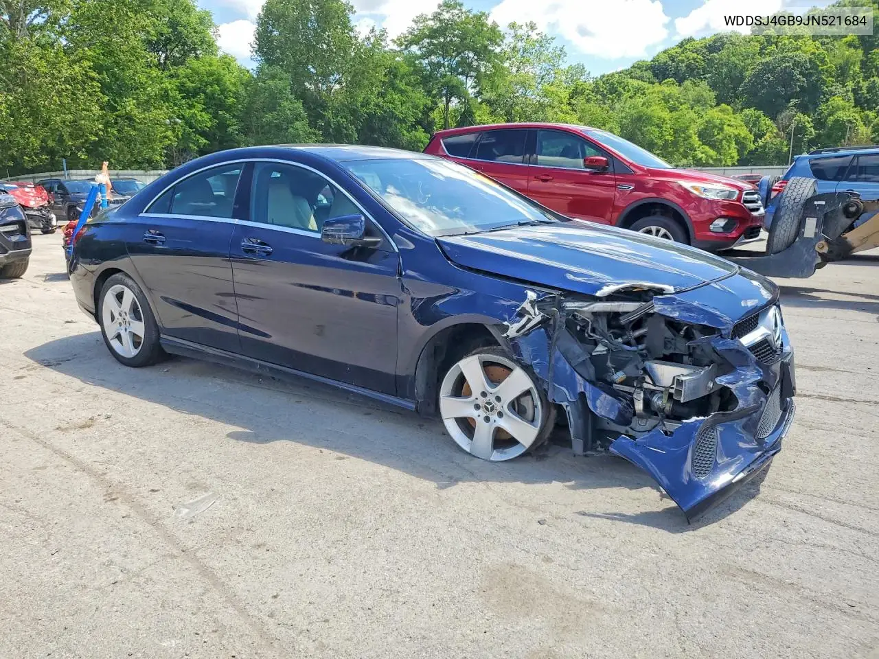 2018 Mercedes-Benz Cla 250 4Matic VIN: WDDSJ4GB9JN521684 Lot: 58202926