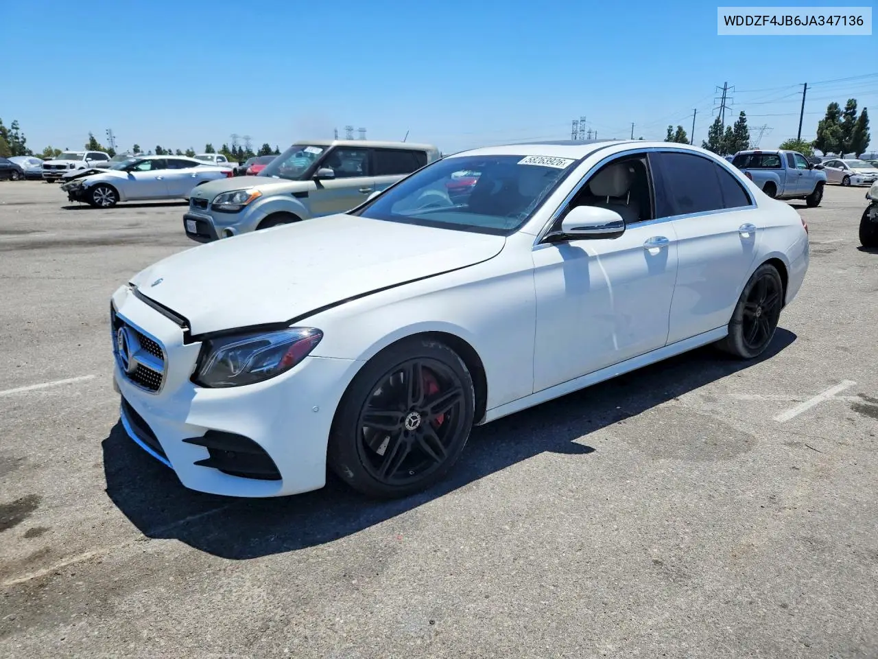 2018 Mercedes-Benz E 300 VIN: WDDZF4JB6JA347136 Lot: 58263926