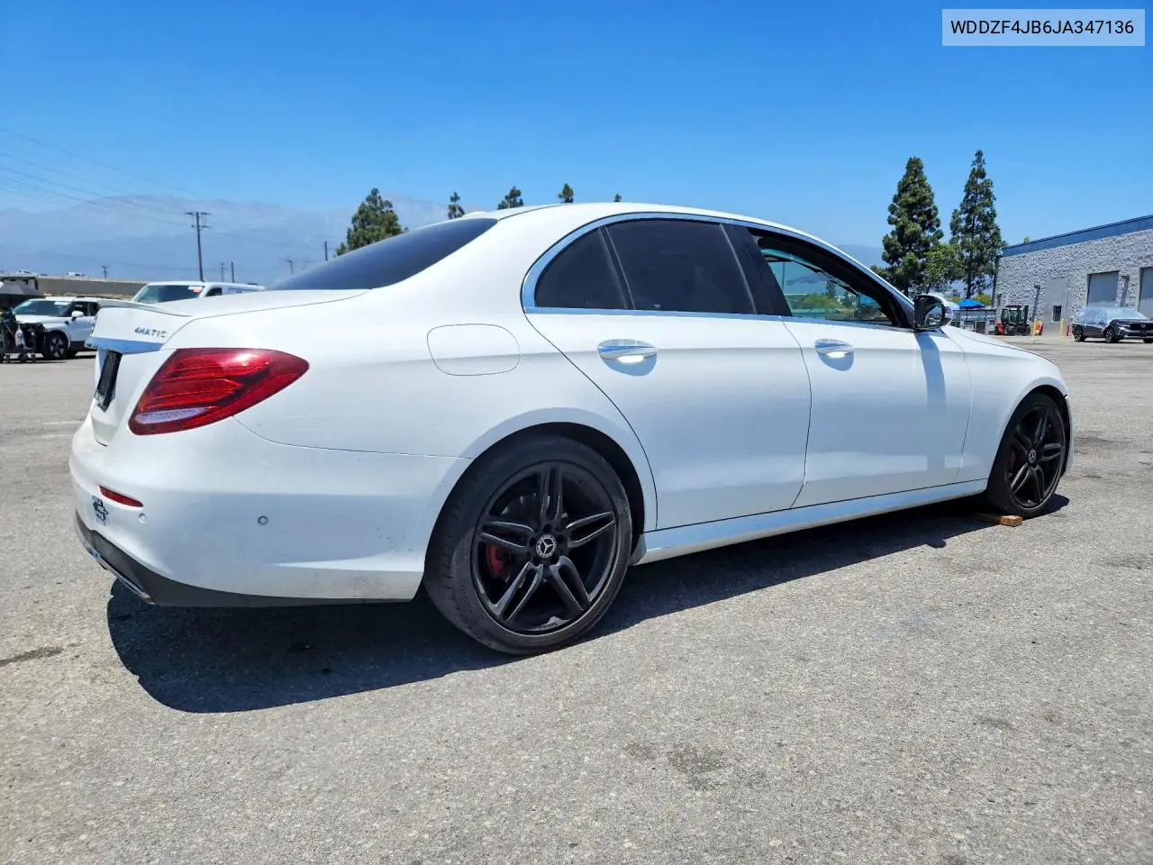 2018 Mercedes-Benz E 300 VIN: WDDZF4JB6JA347136 Lot: 58263926