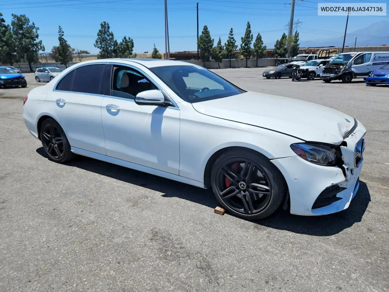 2018 Mercedes-Benz E 300 VIN: WDDZF4JB6JA347136 Lot: 58263926