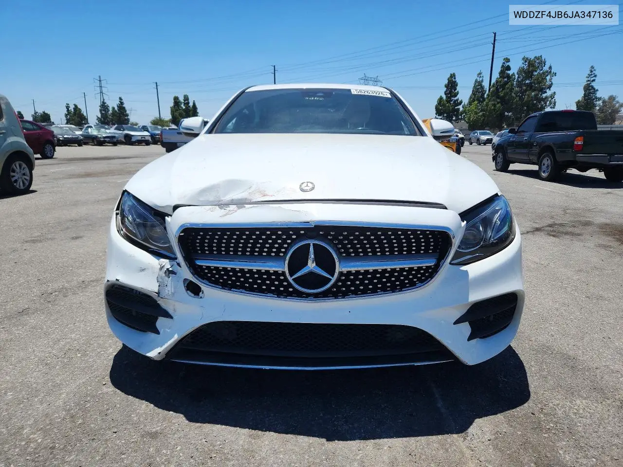 2018 Mercedes-Benz E 300 VIN: WDDZF4JB6JA347136 Lot: 58263926