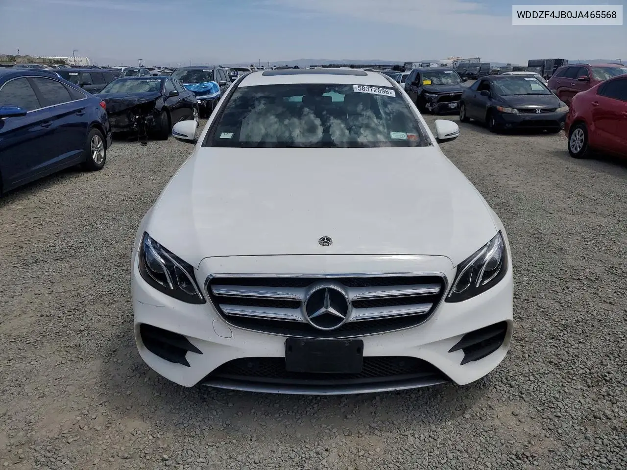 2018 Mercedes-Benz E 300 VIN: WDDZF4JB0JA465568 Lot: 58372696
