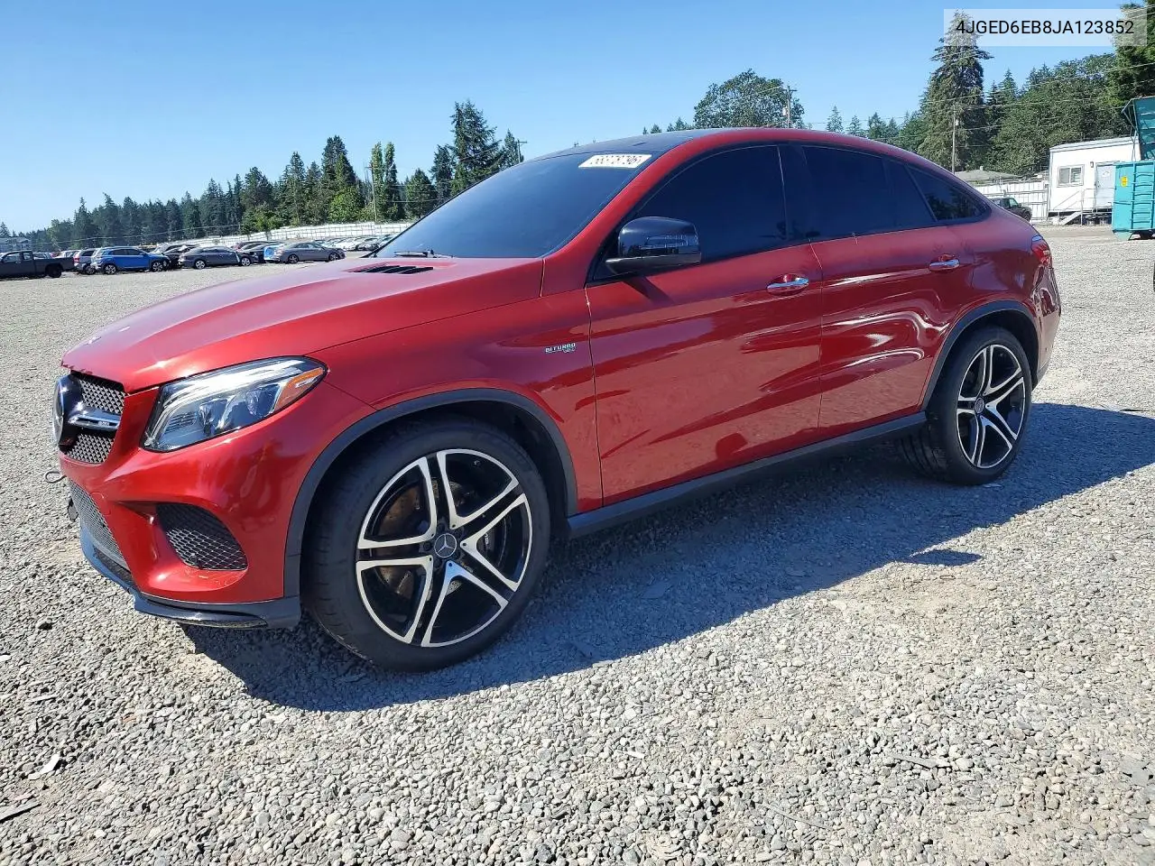 2018 Mercedes-Benz Gle Coupe 43 Amg VIN: 4JGED6EB8JA123852 Lot: 58378796