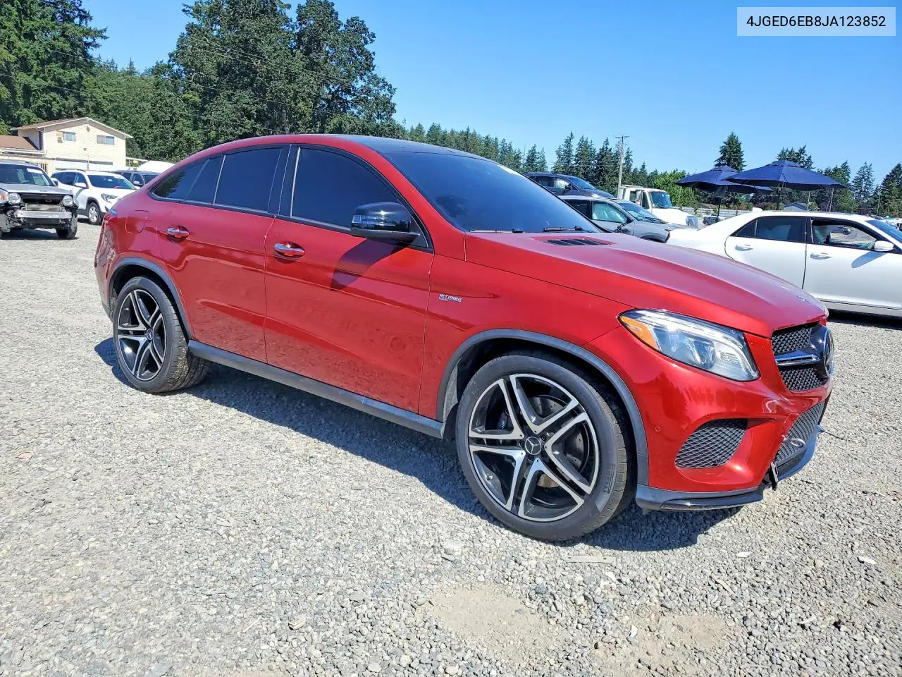 2018 Mercedes-Benz Gle Coupe 43 Amg VIN: 4JGED6EB8JA123852 Lot: 58378796