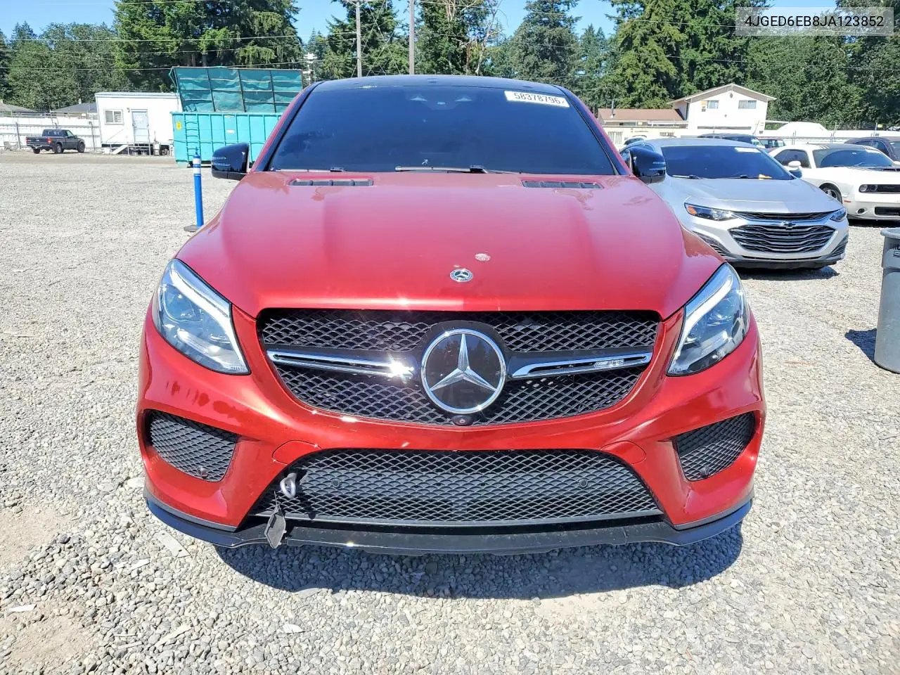 2018 Mercedes-Benz Gle Coupe 43 Amg VIN: 4JGED6EB8JA123852 Lot: 58378796