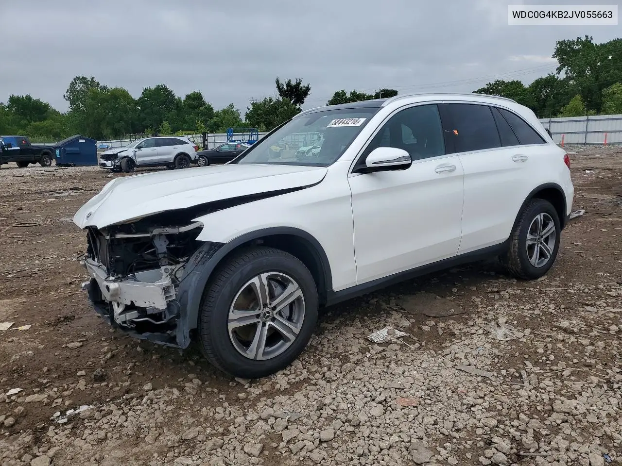 2018 Mercedes-Benz Glc 300 4Matic VIN: WDC0G4KB2JV055663 Lot: 58443216