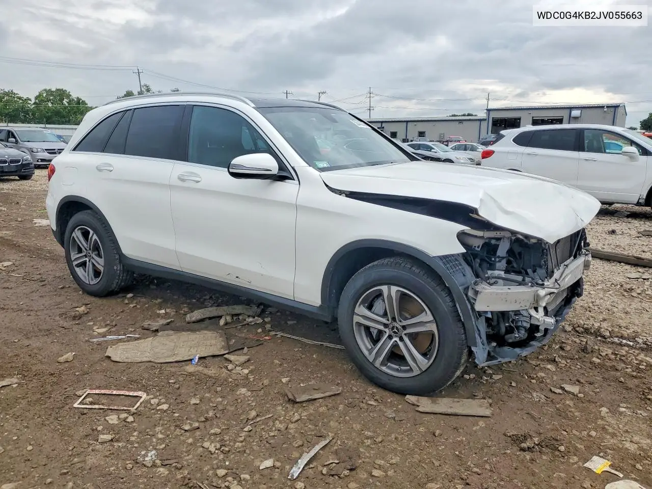 2018 Mercedes-Benz Glc 300 4Matic VIN: WDC0G4KB2JV055663 Lot: 58443216