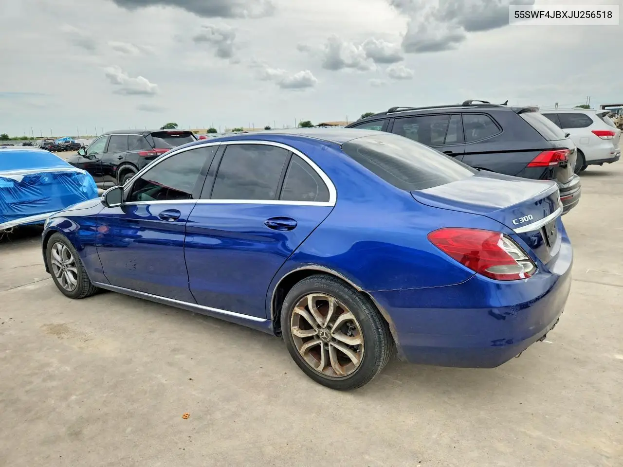 2018 Mercedes-Benz C 300 VIN: 55SWF4JBXJU256518 Lot: 58462536