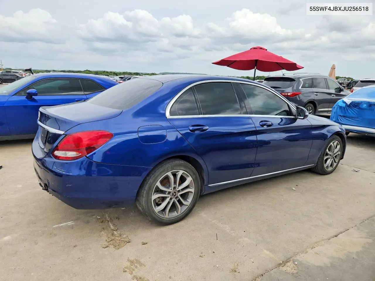 2018 Mercedes-Benz C 300 VIN: 55SWF4JBXJU256518 Lot: 58462536