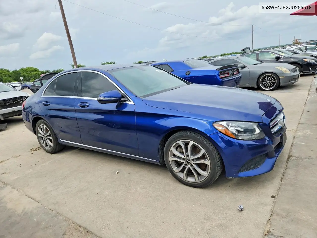 2018 Mercedes-Benz C 300 VIN: 55SWF4JBXJU256518 Lot: 58462536
