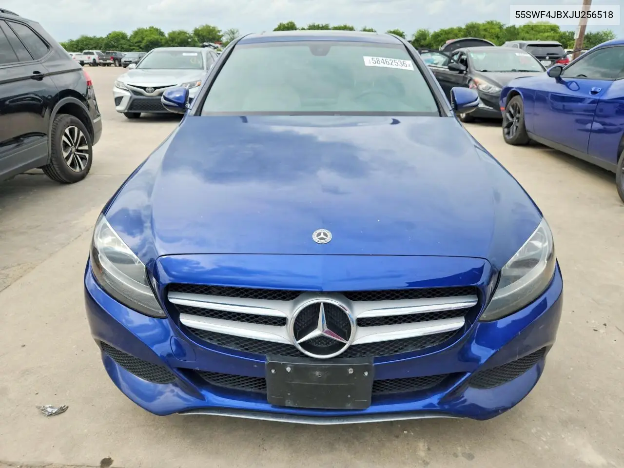 2018 Mercedes-Benz C 300 VIN: 55SWF4JBXJU256518 Lot: 58462536