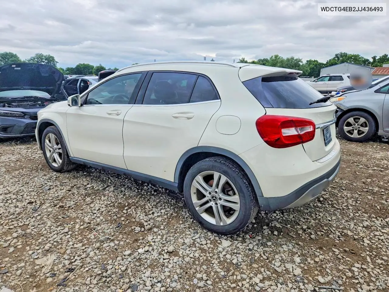2018 Mercedes-Benz Gla 250 VIN: WDCTG4EB2JJ436493 Lot: 58508276