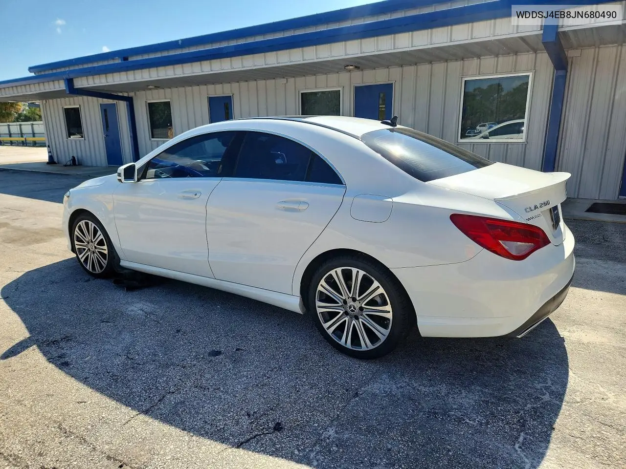 2018 Mercedes-Benz Cla 250 VIN: WDDSJ4EB8JN680490 Lot: 58543136