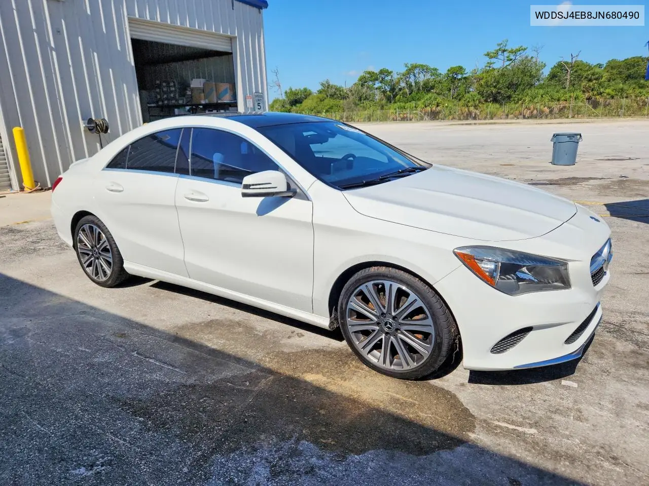 2018 Mercedes-Benz Cla 250 VIN: WDDSJ4EB8JN680490 Lot: 58543136