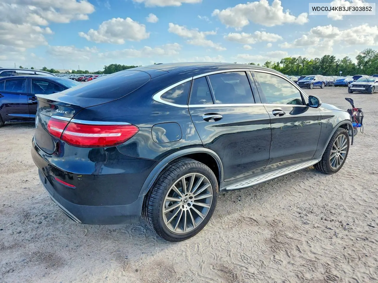 2018 Mercedes-Benz Glc Coupe 300 4Matic VIN: WDC0J4KB3JF303852 Lot: 58557436