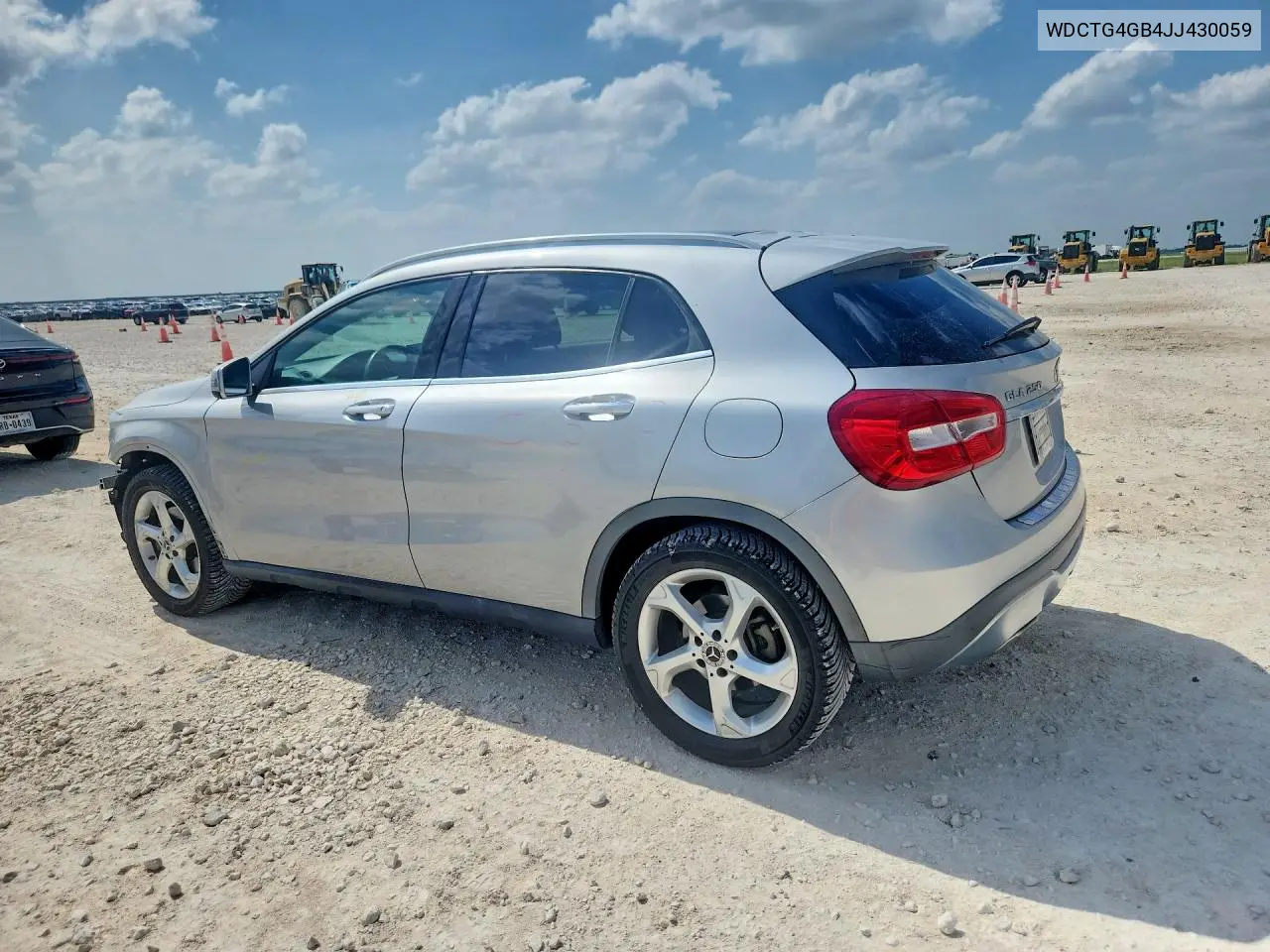 2018 Mercedes-Benz Gla 250 4Matic VIN: WDCTG4GB4JJ430059 Lot: 58571086