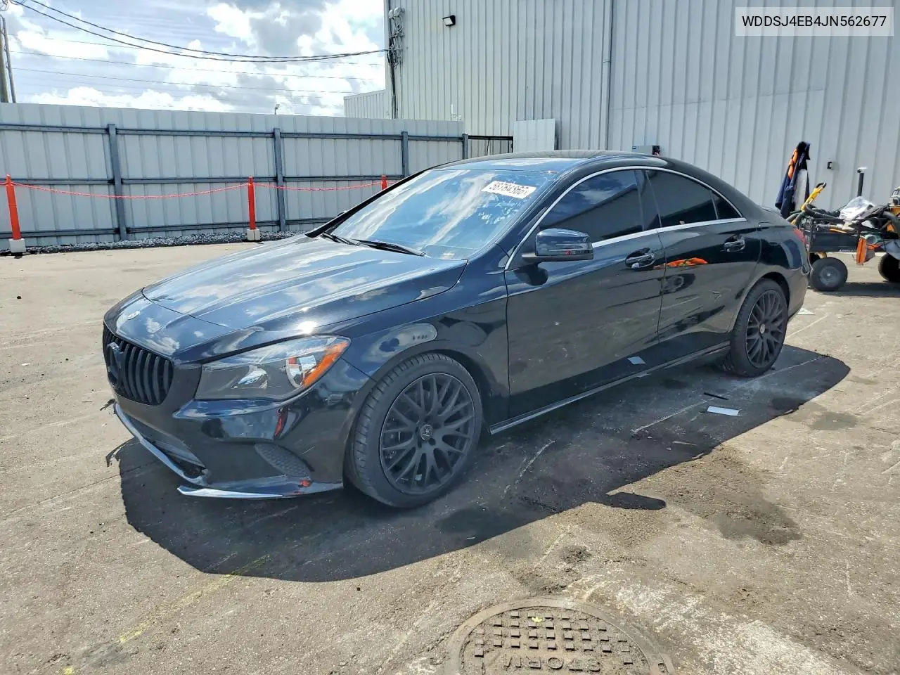 2018 Mercedes-Benz Cla 250 VIN: WDDSJ4EB4JN562677 Lot: 58784366