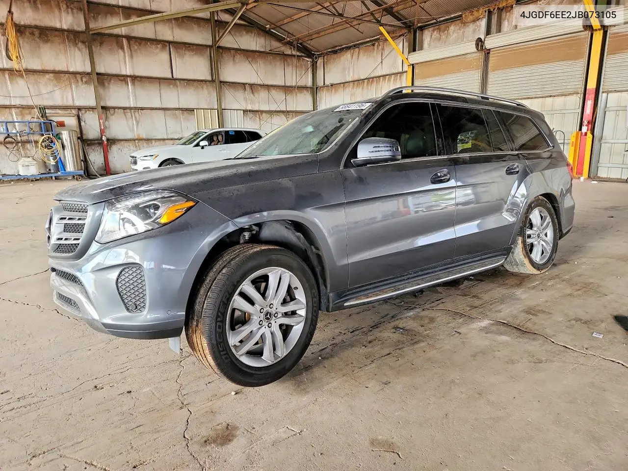 2018 Mercedes-Benz Gls 450 4Matic VIN: 4JGDF6EE2JB073105 Lot: 58841196