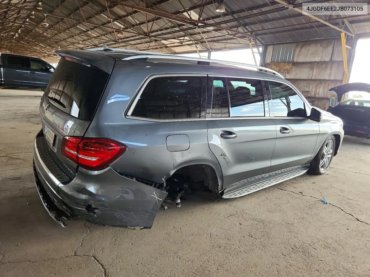 2018 Mercedes-Benz Gls 450 4Matic VIN: 4JGDF6EE2JB073105 Lot: 58841196