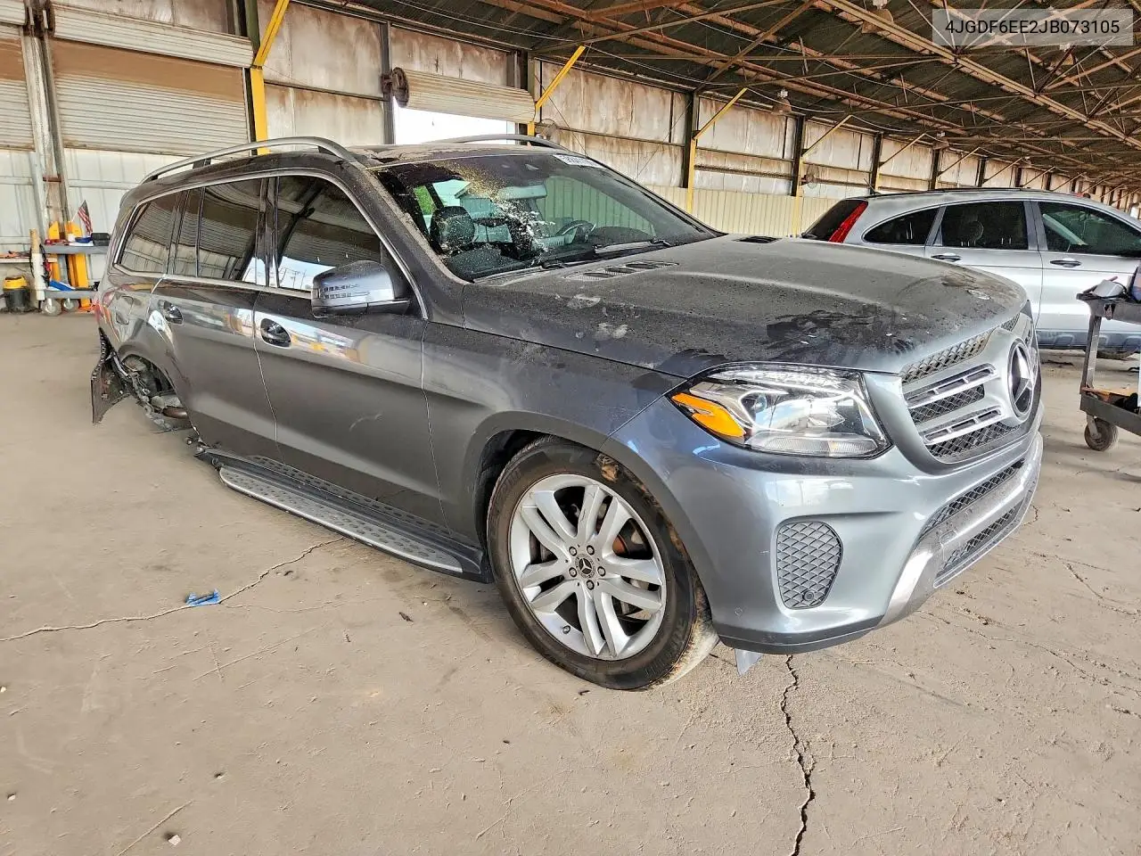 2018 Mercedes-Benz Gls 450 4Matic VIN: 4JGDF6EE2JB073105 Lot: 58841196